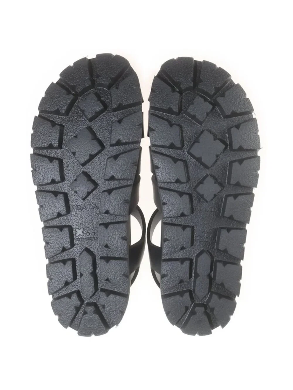 Prada Rubber Fisherman Sandals Black